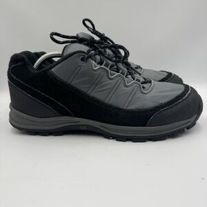 Land's End Men's 10D Womens 9 Frost line Grey Sneakers‎ Classic Grey And Black.